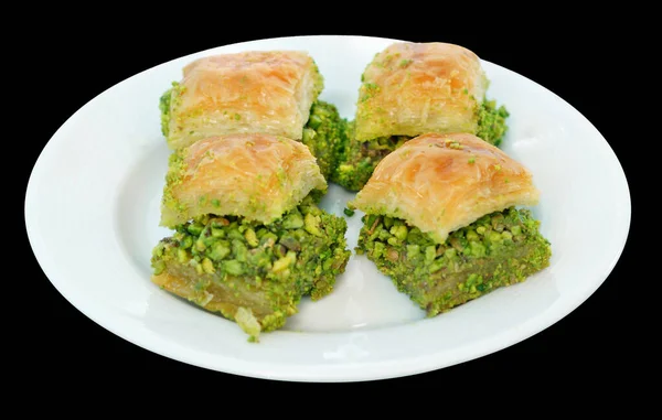 Traditionelles Türkisches Dessert Baklava Mit Cashew Walnüssen — Stockfoto