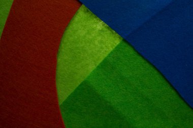 farklı renkte kumaş parçalarının dokusu