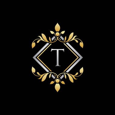Lüks Geometri T Harf Butik Logo Tasarımı