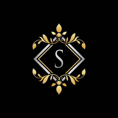 Luxury Geometry S Letter Boutique Logo Design clipart