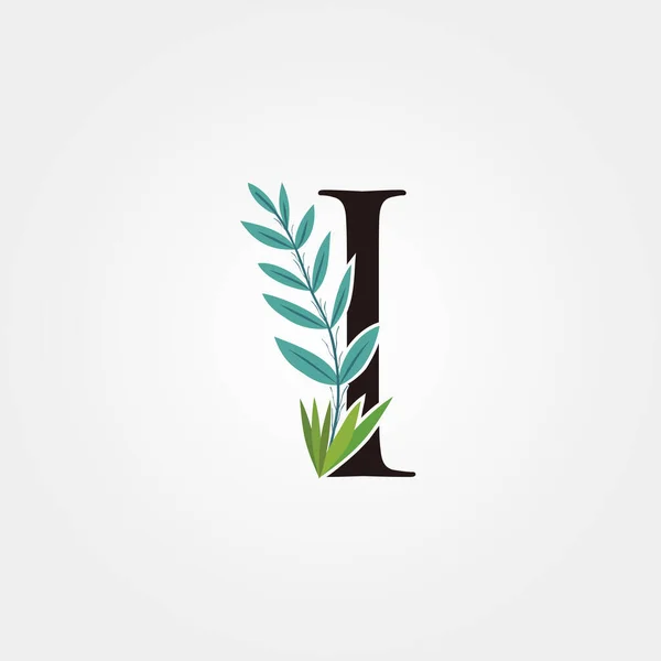 Beauté Lettre Fleurir Logo Icône — Image vectorielle