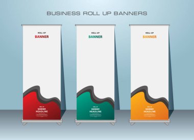 Creative Roll Sancak Tasarımı, Dikey Sancak Şablonu.