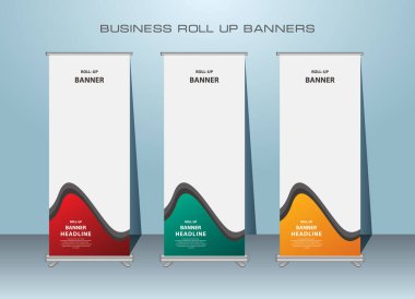 Yaratıcı Katla Sancak Şablonu Tasarımı