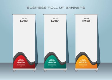 Yaratıcı Katla Sancak Şablonu Tasarımı