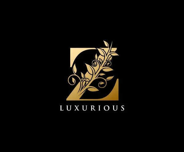 Luxury Gold Letter Logo — Stock Vector