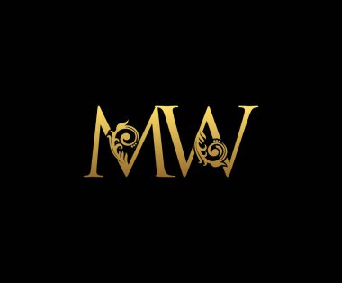 Altın Lüks Harf Logosu Tasarımı 