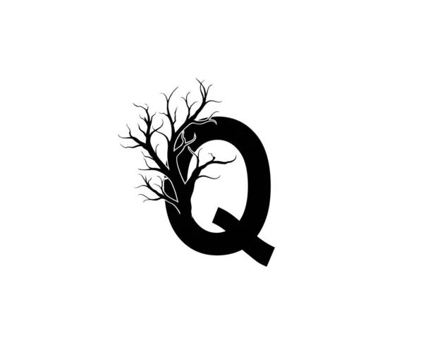 死树科Q字母标志设计 — 图库矢量图片