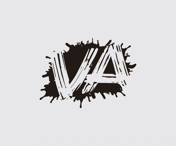 Logo Lettera Splash — Vettoriale Stock