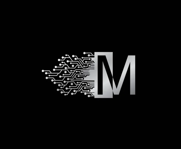 Logo Silver Fast Techno Letter — Image vectorielle