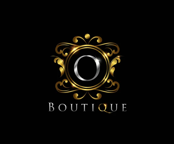 Luxury Gold Letter Logo Template Vector Restaurant Royalty Boutique Cafe — Διανυσματικό Αρχείο