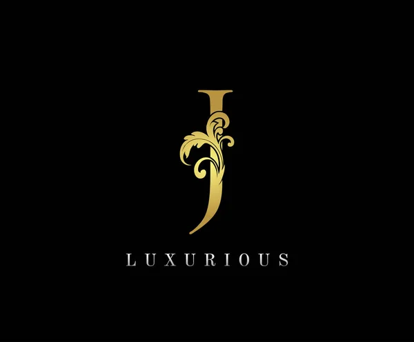 Golden Luxury Logo Icon Classy Letter Logo Design — стоковий вектор