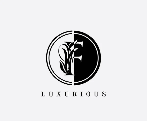 Klasik Harfi Logo Simgesi Moda Mücevher Güzellik Salonu Kozmetik Kaplıca — Stok Vektör