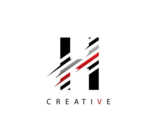Abstrato Carta Inicial Fast Technology Logo Ícone Conceito Design Vetorial —  Vetores de Stock