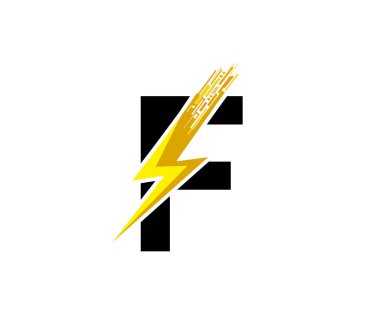 Techno Flash F Harfi Logosu.