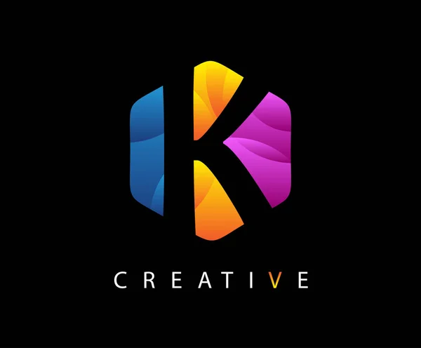 Logo Creative Hexagon Letter — Image vectorielle