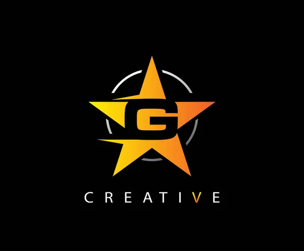 Creative Star Letter Logo — 스톡 벡터