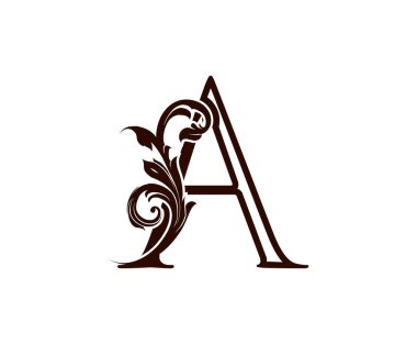 Butik, Mücevher, Güzellik Salonu, Kozmetik, Kaplıca, Otel ve Restoran Logosu için Siyah Yapraklar Şekil Tasarımı Mükemmel.