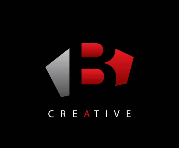 Kreative Abstrakte Techno Letter Logo — Stockvektor