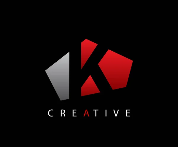 Creative Abstract Techno Letter Logo — Stock Vector