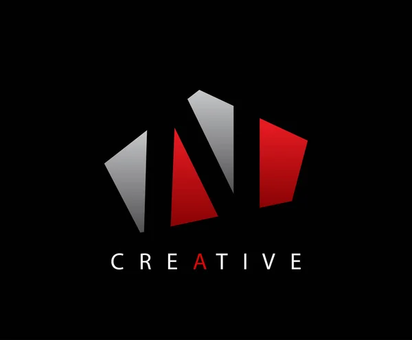 Logotipo Creativo Abstracto Letra Techno — Archivo Imágenes Vectoriales