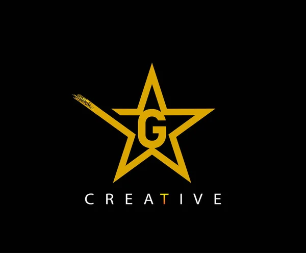 2012 Creative Star Letter Logo 아이콘 — 스톡 벡터