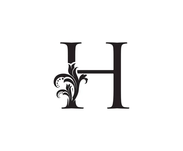 Буква Монограмма Роскошный Логотип Значок Винтажный Дизайн Концепция Вихрь Буквой — стоковый вектор