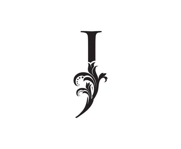 Lettera Monogram Icona Del Logo Lusso Concetto Design Vintage Vortice — Vettoriale Stock