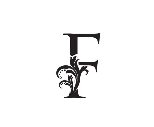Επιστολή Monogram Luxury Logo Εικονίδιο Vintage Σχεδιασμό Έννοια Στροβιλισμού Γράμμα — Διανυσματικό Αρχείο