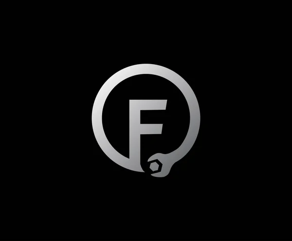 Circle Letter Logo Perfekt Für Technologie Und Automobilkonzept — Stockvektor