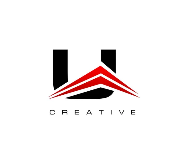 Abstraktní Letter Logo Ideální Pro Realitní Stavební Koncepci — Stockový vektor