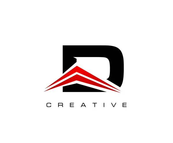 Abstraktes Letter Logo Perfekt Für Immobilien Und Baukonzept — Stockvektor