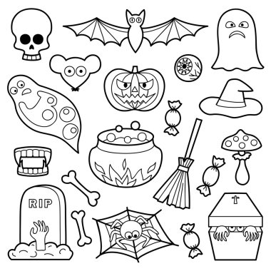 Cadılar Bayramı yamalar ayarla