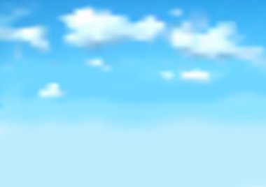 Vektör bulutlu gökyüzü