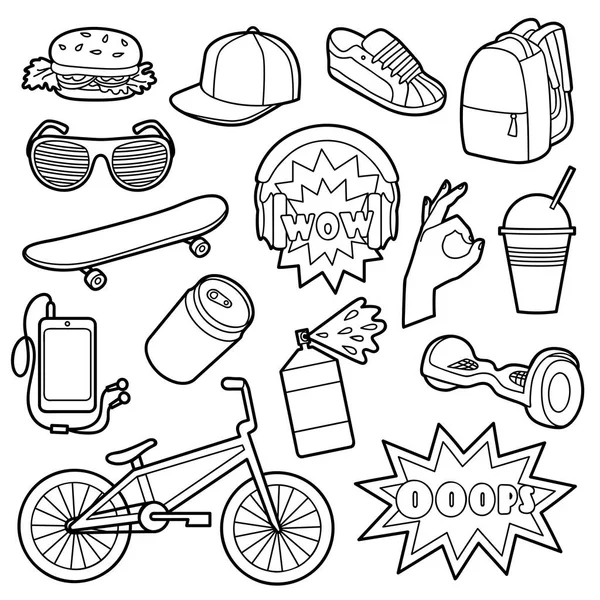 Moda Patch Set — Vector de stoc