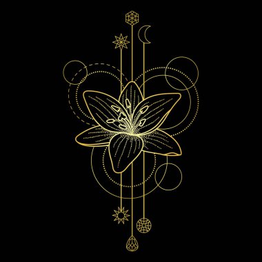 Çiçek geometrik işareti