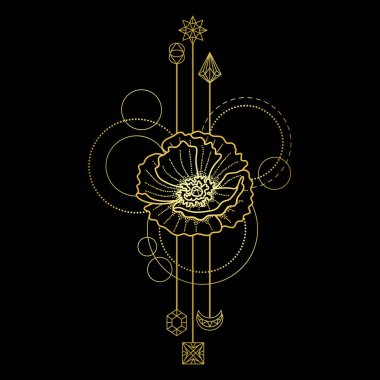 Çiçek geometrik işareti