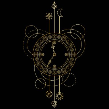 Geometrik saat desen