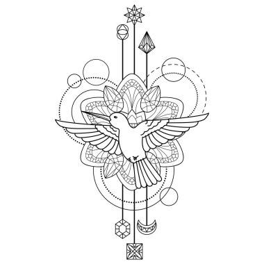 Geometrik colibri sembolü