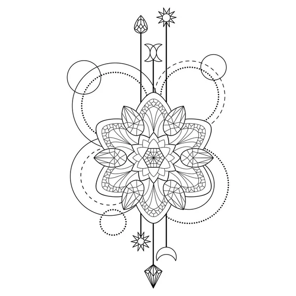 Geometrik mandala sembolü