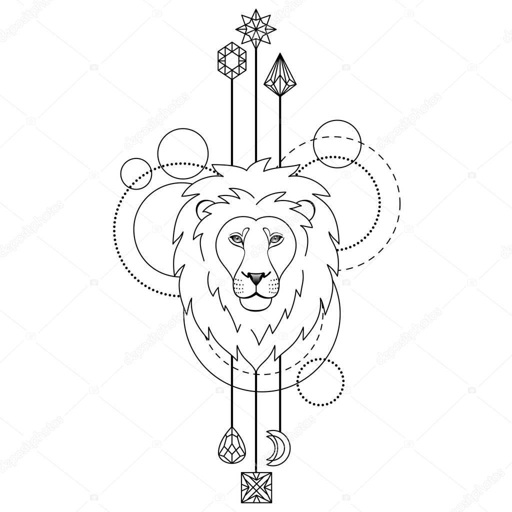 Free Free 332 Geometric Lion Svg SVG PNG EPS DXF File