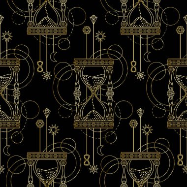 Geometrik kum saati seamless modeli