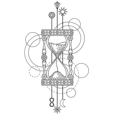 Geometrik kum saati simgesi