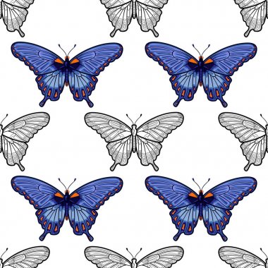Kelebek kusursuz desen