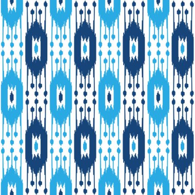 Boho mavi Seamless Modeli