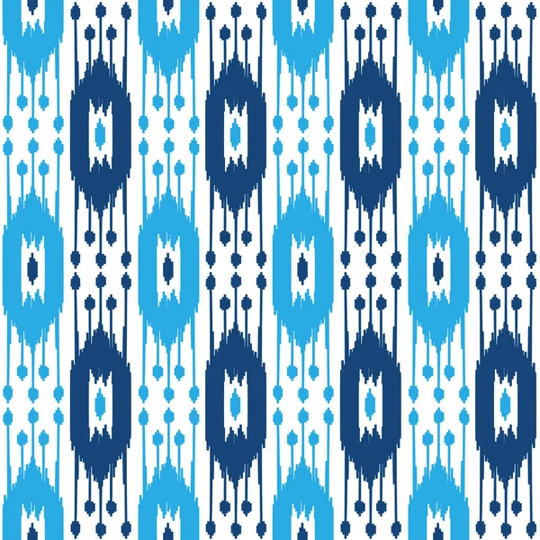 Boho blå sömlösa mönster — Stock vektor