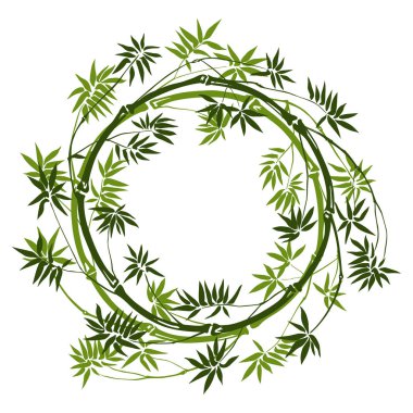 Bambu yuvarlak çerçeve