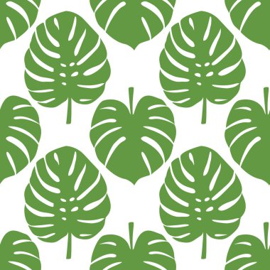 Monstera seamless modeli
