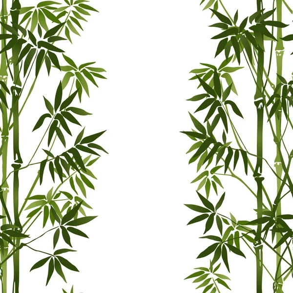 Bambu kesintisiz dikey kenarlık