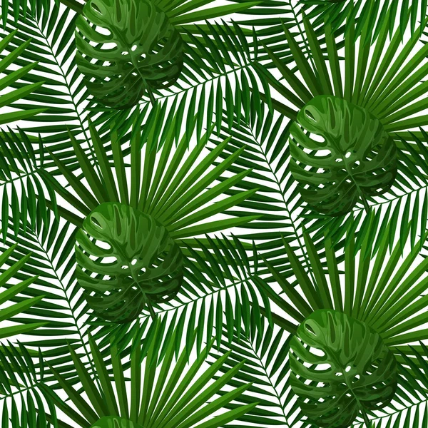 Tropik yapraklar pürüzsüz desen