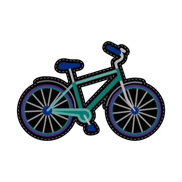 Patch per ricamo bici — Vettoriale Stock